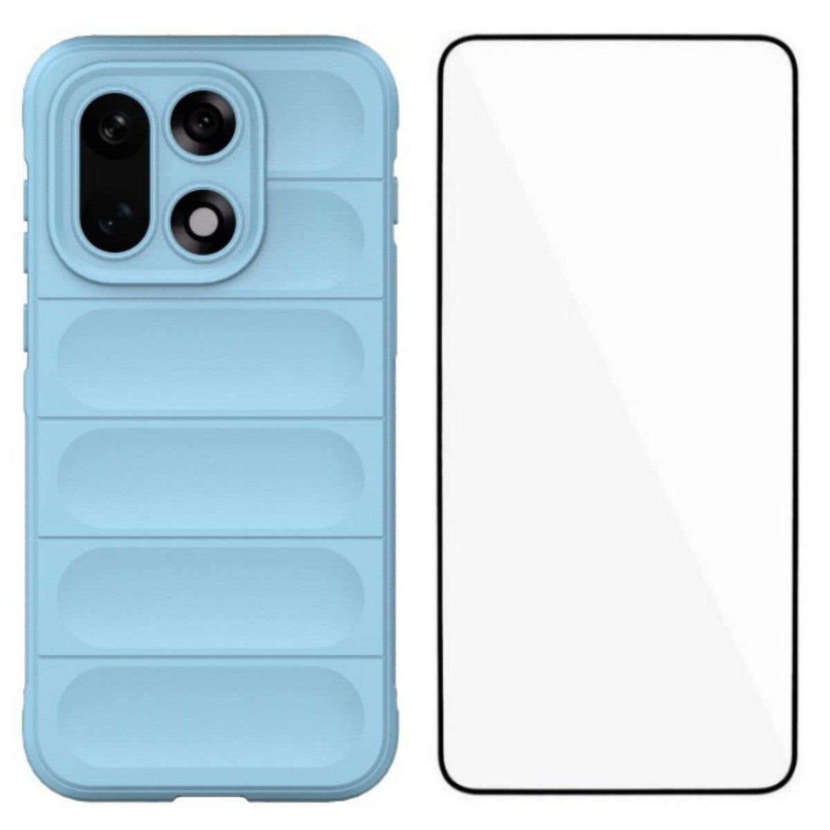 EIDERWOOD OnePlus 15 Håndværker Mobil Cover + Skærmbeskyttelse - Lyseblå