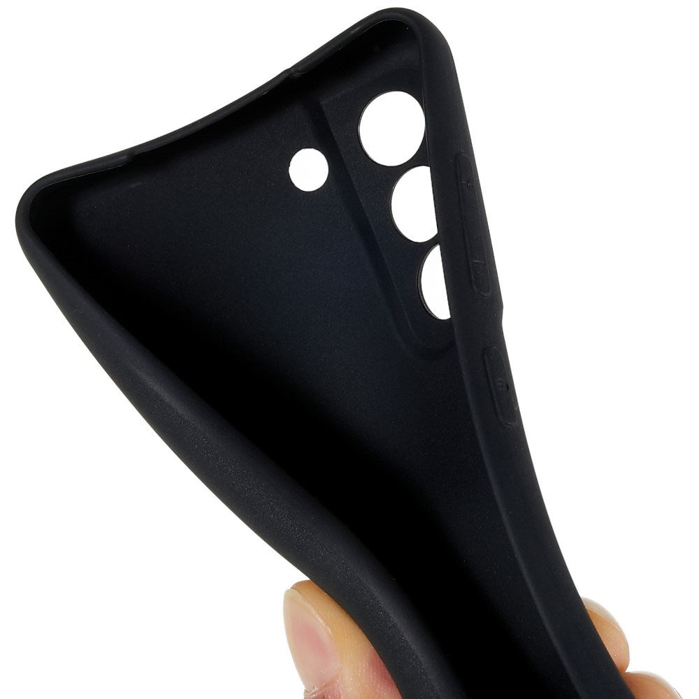 EIDERWOOD Samsung Galaxy S21 FE Fleksibelt Plastik Mobil Cover - Sort