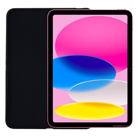 iPad 10.9 (2022) Liquid Silikone Shockproof Tablet Cover - Sort