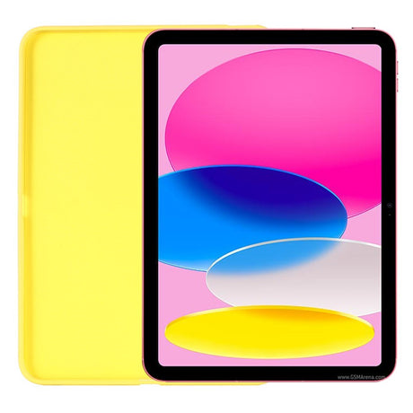 iPad 10.9 (2022) Liquid Silikone Shockproof Tablet Cover - Gul