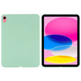 iPad 10.9 (2022) Liquid Silikone Shockproof Tablet Cover - Grøn