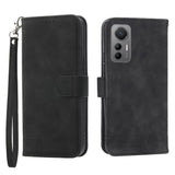 EIDERWOOD Xiaomi 12 Pro Kunstlæder Mobil Cover m. Pung og Strop - Sort