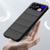 EIDERWOOD Samsung Galaxy Z Flip3 (5G) Hårdt Plast Mobil Cover m. Grip - Sort