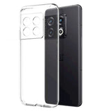 OnePlus 10 Pro NORTHJO 2-i-1 Sæt - Fleksibelt Plast Mobil Cover & Skærmbeskyttelsesglas - Gennemsigtig