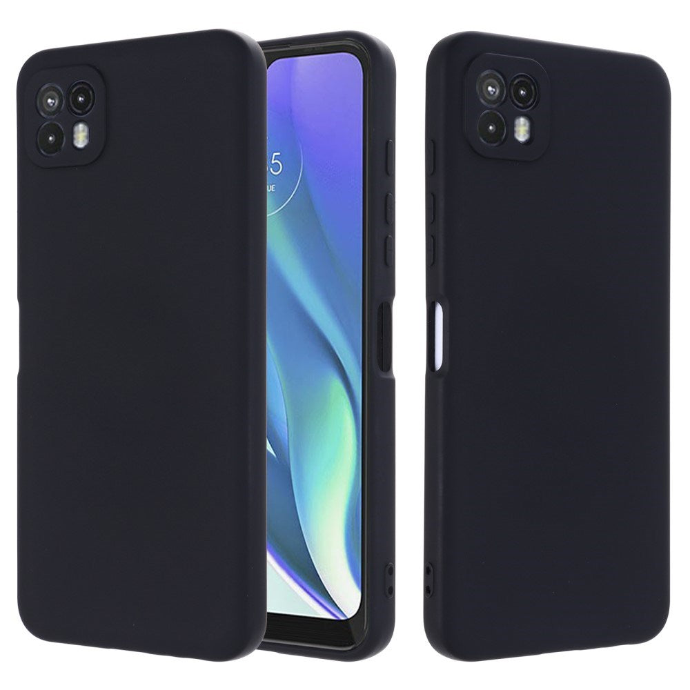 EIDERWOOD Motorola Moto G50 Liquid Silikone Mobil Cover m. Strop - Grøn