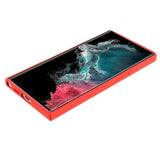 Samsung Galaxy S22 Ultra - EIDERWOOD Foret Fleksibelt Plast Cover - Rød