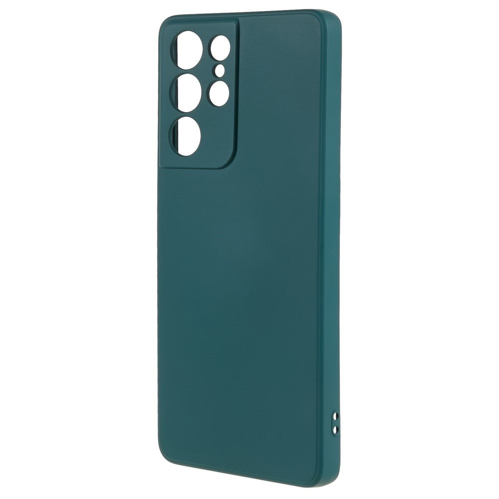 EIDERWOOD - Samsung Galaxy S21 Ultra - Foret Fleksibelt Plast Cover - Grøn