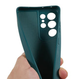 EIDERWOOD - Samsung Galaxy S21 Ultra - Foret Fleksibelt Plast Cover - Grøn