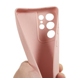 EIDERWOOD - Samsung Galaxy S21 Ultra - Foret Fleksibelt Plast Cover - Lyserød