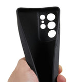 EIDERWOOD - Samsung Galaxy S21 Ultra - Foret Fleksibelt Plast Cover - Sort