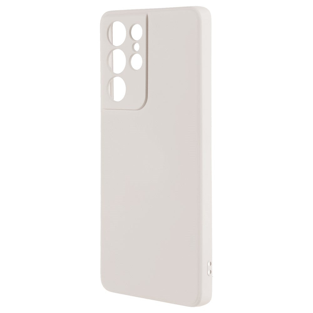 EIDERWOOD - Samsung Galaxy S21 Ultra - Foret Fleksibelt Plast Cover - Beige