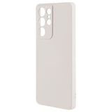 EIDERWOOD - Samsung Galaxy S21 Ultra - Foret Fleksibelt Plast Cover - Beige