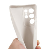 EIDERWOOD - Samsung Galaxy S21 Ultra - Foret Fleksibelt Plast Cover - Beige