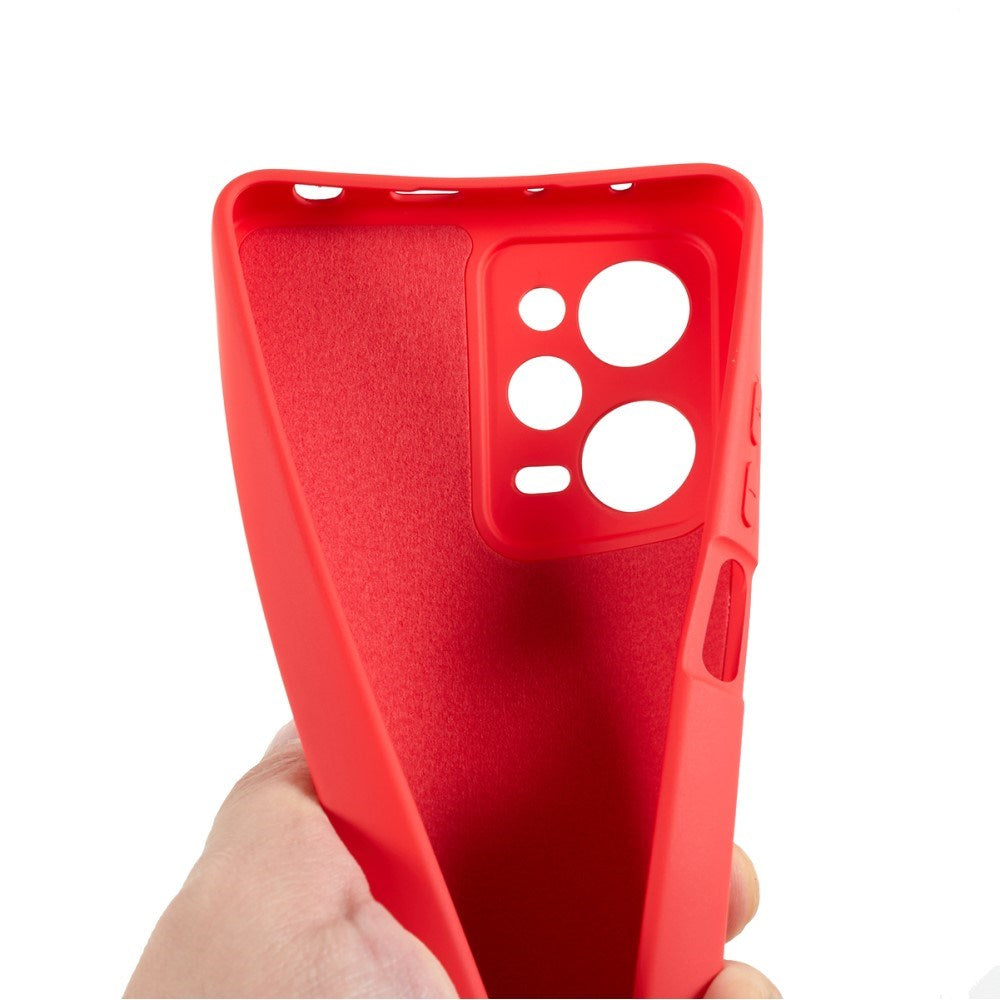 EIDERWOOD Xiaomi Poco X5 Pro (5G) Foret Fleksibelt Plast Mobil Cover - Rød