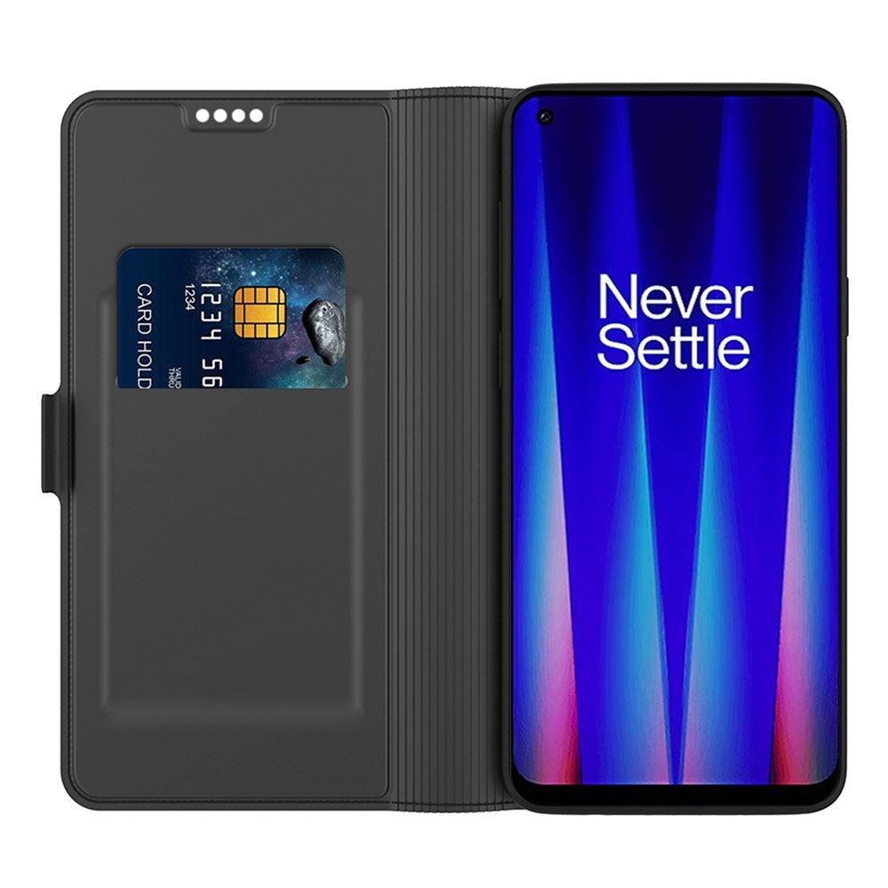 EIDERWOOD - OnePlus Nord CE 3 Lite (5G) - Kunstlæder Cover m. Kortholder & Ståfunktion - Sort