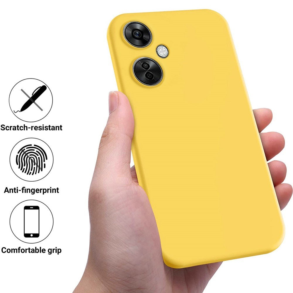 EIDERWOOD OnePlus Nord CE 3 Lite (5G) Liquid Silikone Mobil Cover m. Strop - Gul