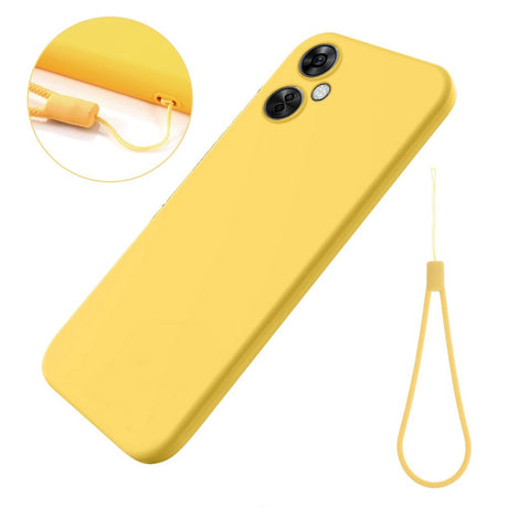 EIDERWOOD OnePlus Nord CE 3 Lite (5G) Liquid Silikone Mobil Cover m. Strop - Gul