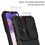 EIDERWOOD Samsung Galaxy A23 / A23 (5G) Håndværker Mobil Cover m. Kickstand & Cam Slider - Sort