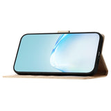 EIDERWOOD iPhone 12 Pro Max Kunstlæder Mobil Cover m. Pung & Strop - Guld