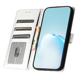 EIDERWOOD iPhone 12 Pro Max Kunstlæder Mobil Cover m. Pung & Strop - Sølv