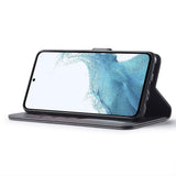 EIDERWOOD Samsung Galaxy S23 FE Kunstlæder Mobil Cover m. Pung & Ståfunktion - Sort