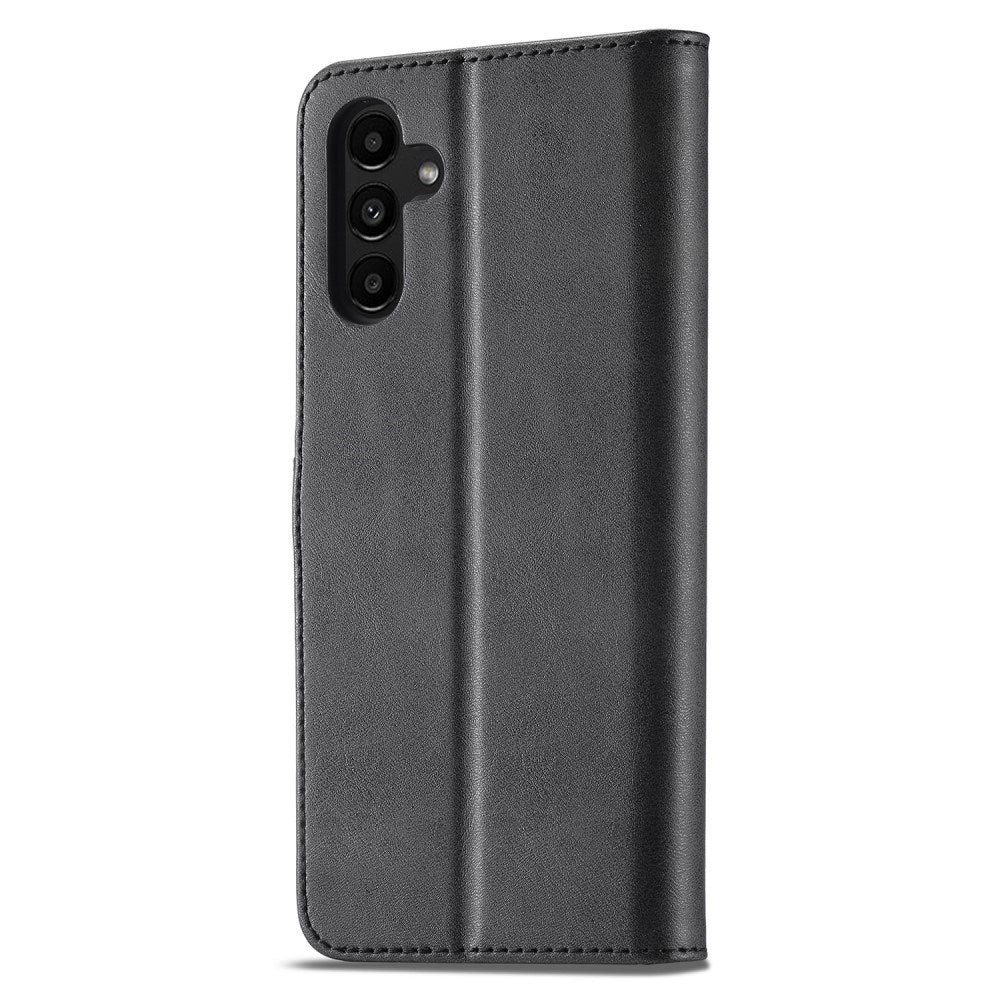 EIDERWOOD Samsung Galaxy S23 FE Kunstlæder Mobil Cover m. Pung & Ståfunktion - Sort