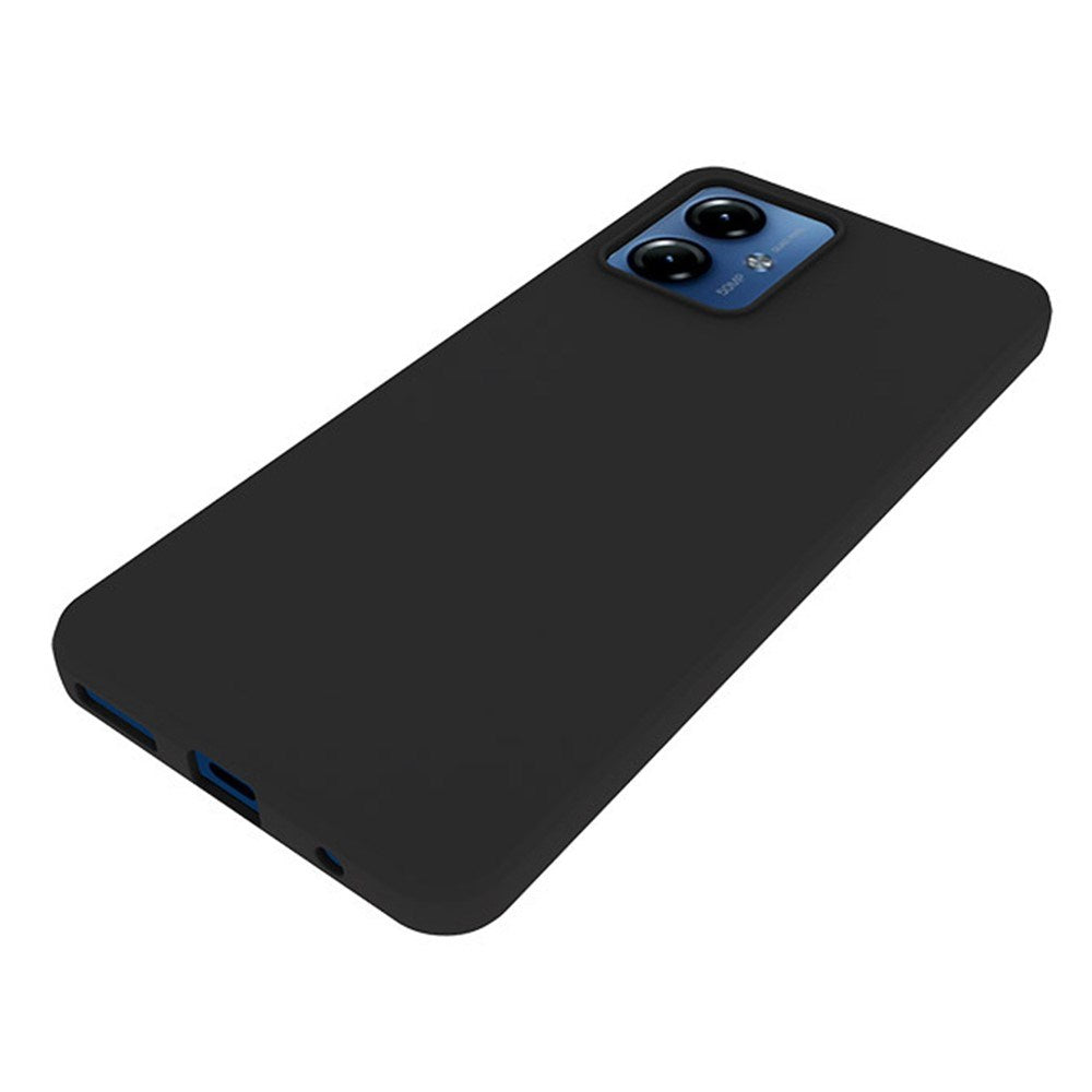 EIDERWOOD Motorola Moto G14 Mat Fleksibel Plastik Mobil Cover - Sort