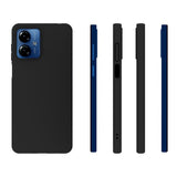EIDERWOOD Motorola Moto G14 Mat Fleksibel Plastik Mobil Cover - Sort