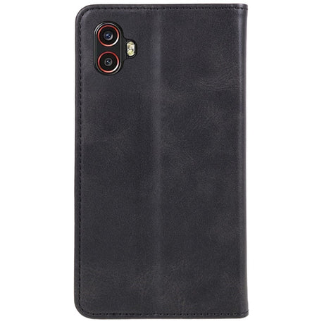 EIDERWOOD Samsung Galaxy Xcover 6 Pro Kunstlæder Flip Cover - Sort