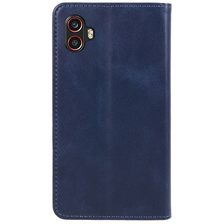 EIDERWOOD Samsung Galaxy Xcover 6 Pro Kunstlæder Flip Cover - Blå