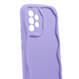 EIDERWOOD Samsung Galaxy A23 / A23 (5G) Fleksibelt Plastik Mobil Cover m. Bølget Kanter - Gul