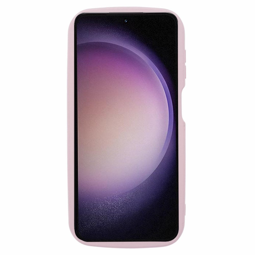 EIDERWOOD Samsung Galaxy S23 FE Fleksibelt Plastik Mobil Cover m. Bølget Kanter - Lyserød