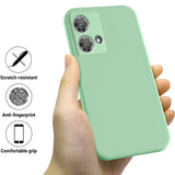 EIDERWOOD Motorola Edge 40 Neo Liquid Silikone Mobil Cover m. Strop - Grøn