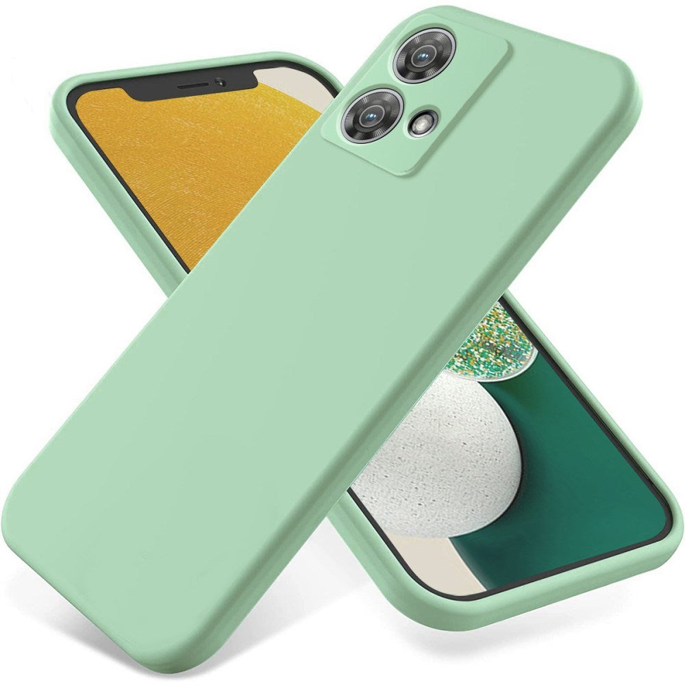 EIDERWOOD Motorola Edge 40 Neo Liquid Silikone Mobil Cover m. Strop - Grøn