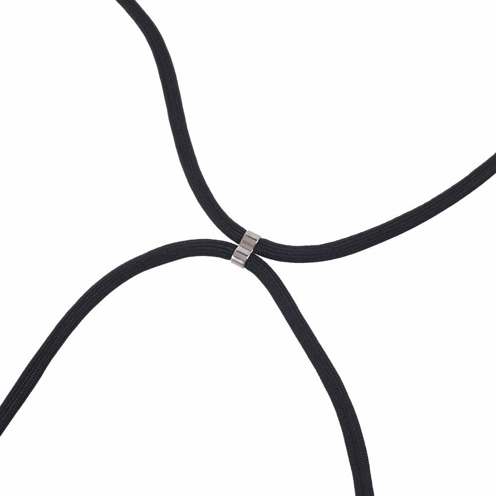 EIDERWOOD OnePlus Nord 3 (5G) Fleksibelt Plastik Mobil Cover m. Justerbar Strop - Sort