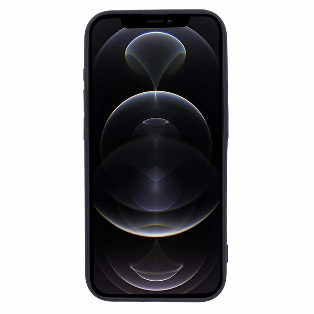 EIDERWOOD iPhone 12 Pro Max Fleksibelt Plastik Mobil Cover - Sort