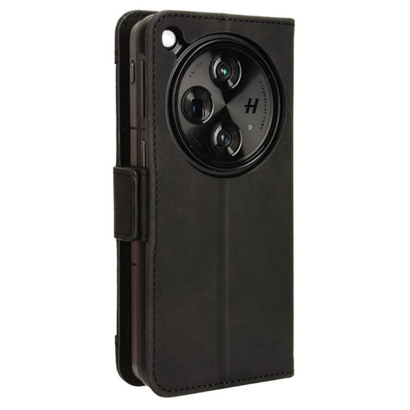 EIDERWOOD OnePlus Open Kunstlæder Cover m. Ståfunktion & Kortholder - Sort