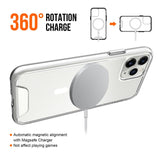 EIDERWOOD iPhone 11 Pro Max Hybrid Plastik Mobil Cover - MagSafe Kompatibel - Gennemsigtig / Hvid