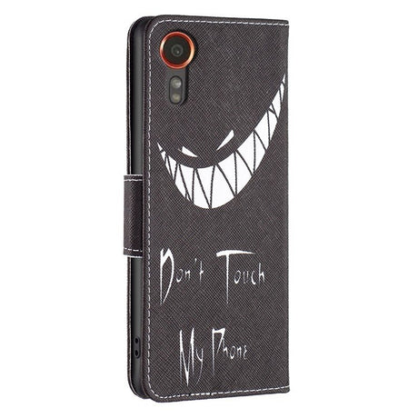 EIDERWOOD Samsung Galaxy Xcover 7 Flip Cover - 2 x Kortholder & Standerfunktion - "Don't Touch My Phone"