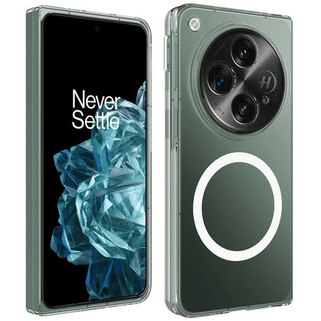 EIDERWOOD OnePlus Open Hårdt Plastik Mobil Cover - MagSafe Kompatibel - Gennemsigtig