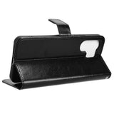 Xiaomi Redmi 13C (5G) - EIDERWOOD Kunstlæder Flip Cover m. Strop - Sort