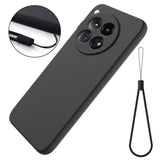 EIDERWOOD OnePlus 12R Liquid Silikone Mobil Cover m. Strop - Sort