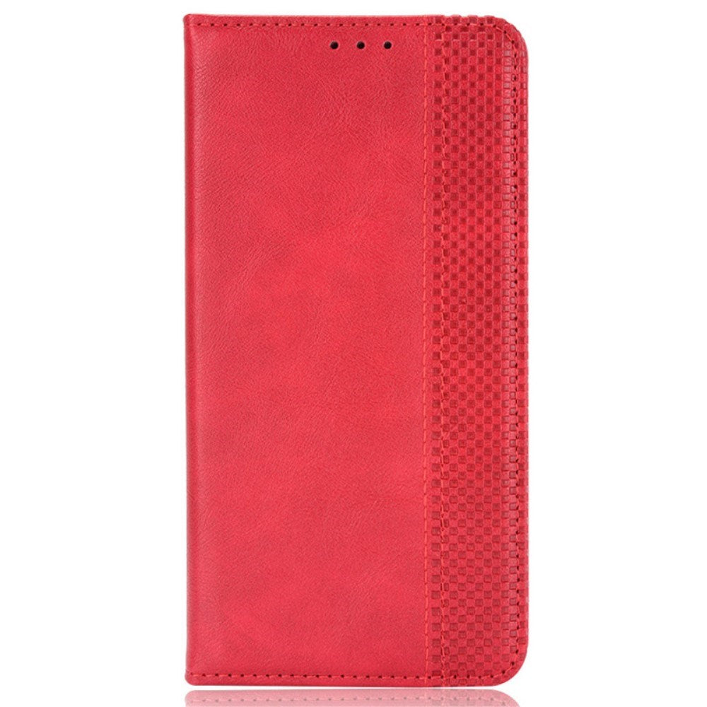 EIDERWOOD - Honor Magic6 Pro (5G) - Magnetisk Kunstlæder Flip Cover - Rød