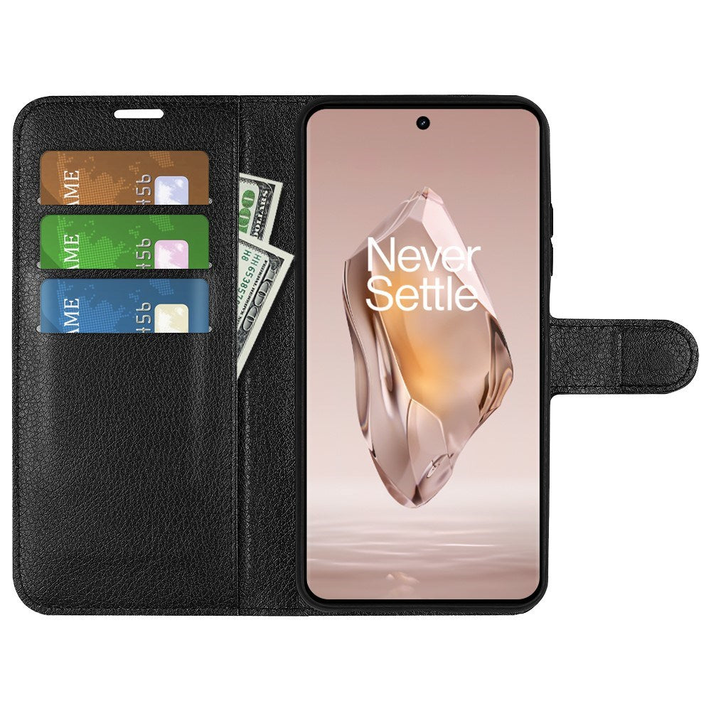 OnePlus 12R - EIDERWOOD Kunstlæder Flip Cover m. Kortholder & Ståfunktion - Brun