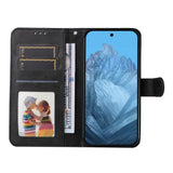 EIDERWOOD Google Pixel 10 / 10 Pro / 9 / 9 Pro Kunstlæder Mobil Cover m. Kortholder & Strop - Sort
