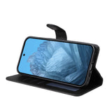 EIDERWOOD Google Pixel 10 / 10 Pro / 9 / 9 Pro Kunstlæder Mobil Cover m. Kortholder & Strop - Sort
