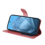 EIDERWOOD Google Pixel 10 / 10 Pro / 9 / 9 Pro Kunstlæder Mobil Cover m. Kortholder & Strop - Lyserød