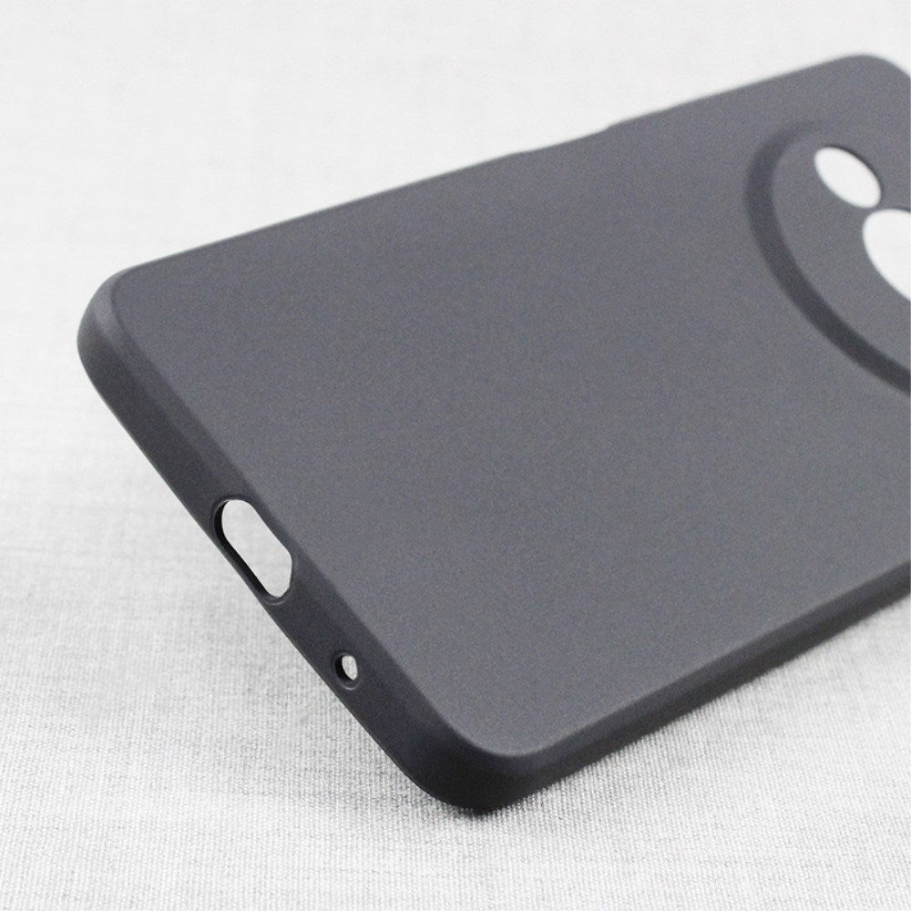 EIDERWOOD Xiaomi Redmi A3 Mat Fleksibel Plastik Mobil Cover - Mørkegrå