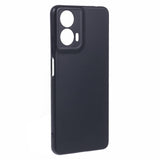 EIDERWOOD - Fleksibel Plastik Cover til Motorola Moto E14 4G/G04 4G/G04s 4G/G24 4G - Sort