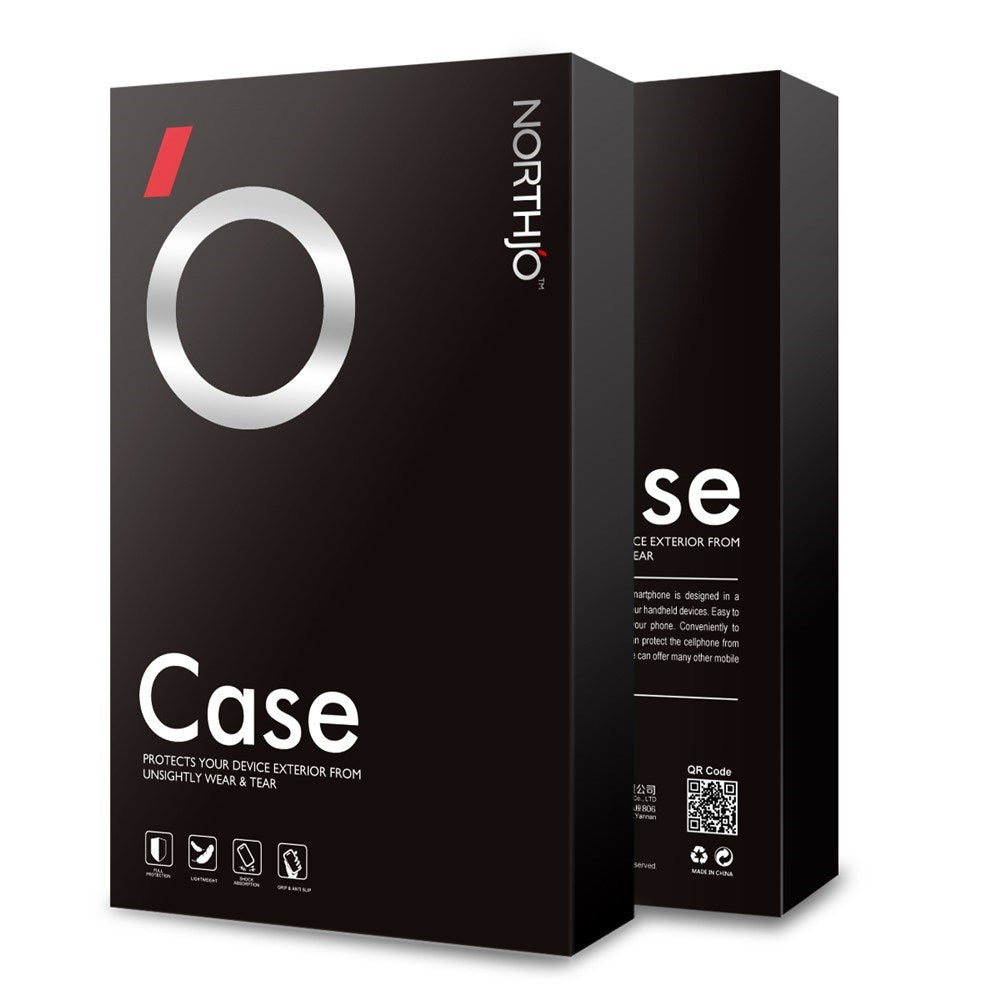 Samsung Galaxy S24 NORTHJO 2-i-1 Sæt - Fleksibelt Plast Mobil Cover & Skærmbeskyttelsesglas - Gennemsigtig